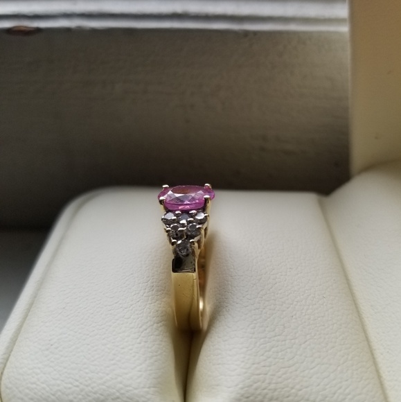 LeVian 1.30ct 18KT Pink Sapphire Ring - Picture 3 of 7